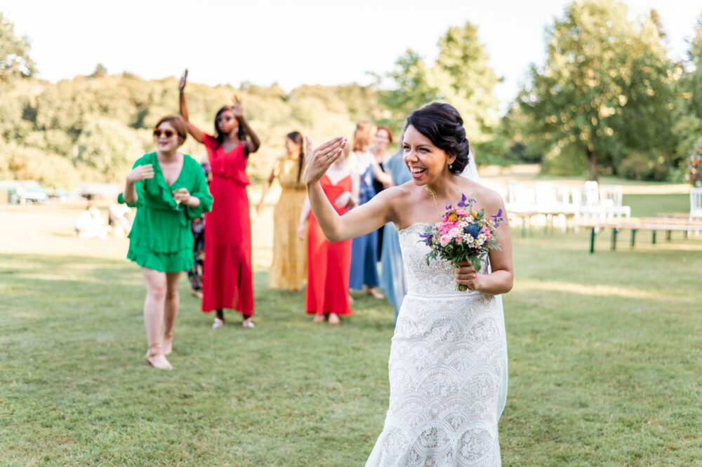 Lancé de bouquet - Mariage à Quimper